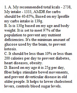 Diet Project Part 3